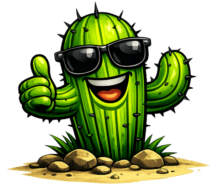 Bigfoot cactus buttons